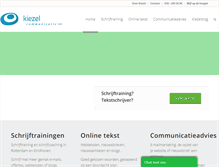 Tablet Screenshot of kiezelcommunicatie.nl